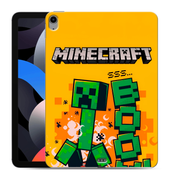 Силиконовый чехол на Ipad Air (2022) с принтом Майнкрафт Minecraft