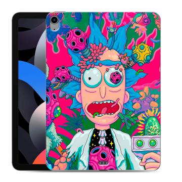 Силиконовый чехол на Ipad Air (2022) с принтом Рик и Морти Rick Morty