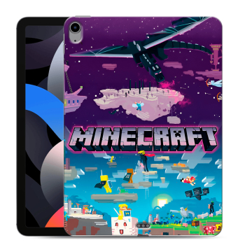 Силиконовый чехол на Ipad Air (2022) с принтом Майнкрафт Minecraft