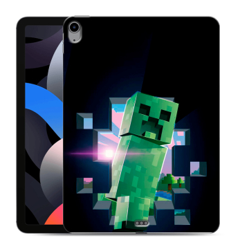 Силиконовый чехол на Ipad Air (2022) с принтом Майнкрафт Minecraft