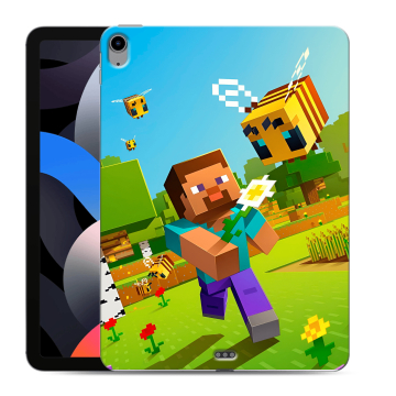 Силиконовый чехол на Ipad Air (2022) с принтом Майнкрафт Minecraft Силиконовый чехол на Ipad Air (2022) с принтом Майнкрафт Minecraft