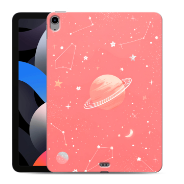 Силиконовый чехол на Ipad Air (2022) с принтом Розовый космос