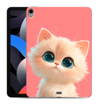 Силиконовый чехол на Ipad Air (2022) с принтом Розовый котенок