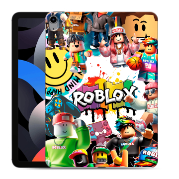 Силиконовый чехол на Ipad Air (2022) с принтом Roblox Роблокс