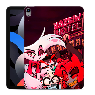 Силиконовый чехол на Ipad Air (2022) с принтом Hazbin Hotel Отель Хазбин