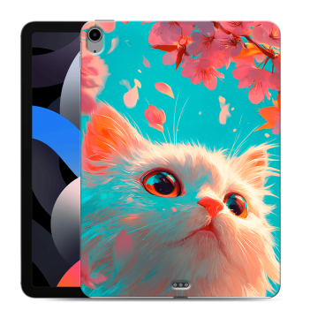 Силиконовый чехол на Ipad Air (2022) с принтом Красивый кот