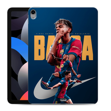 Силиконовый чехол на Ipad Air (2022) с принтом Барселона Barca Yamal Силиконовый чехол на Ipad Air (2022) с принтом Барселона Barca Yamal