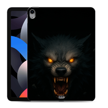 Силиконовый чехол на Ipad Air (2022) с принтом Волк