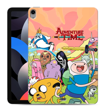 Силиконовый чехол на Ipad Air (2022) с принтом Adventure time Время приключений