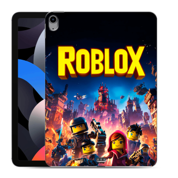 Силиконовый чехол на Ipad Air (2022) с принтом Roblox Роблокс