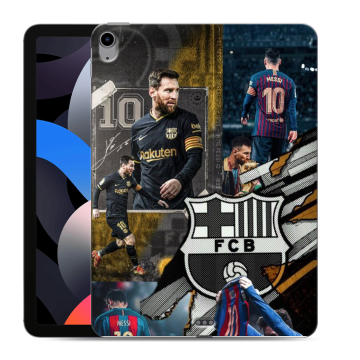 Силиконовый чехол на Ipad Air (2022) с принтом Messi Barcelona Силиконовый чехол на Ipad Air (2022) с принтом Messi Barcelona