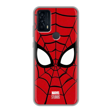 Силиконовый чехол на TCL 20B с принтом человек паук spiderman