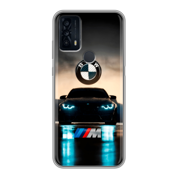Силиконовый чехол на TCL 20B с принтом БМВ BMW