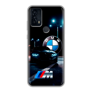 Силиконовый чехол на TCL 20B с принтом БМВ BMW