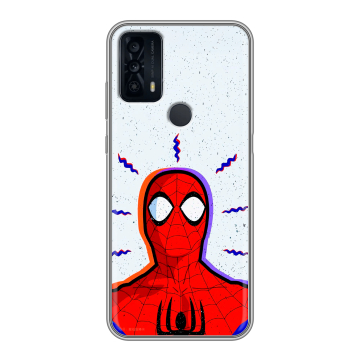 Силиконовый чехол на TCL 20B с принтом Spiderman Человек паук Силиконовый чехол на TCL 20B с принтом Spiderman Человек паук