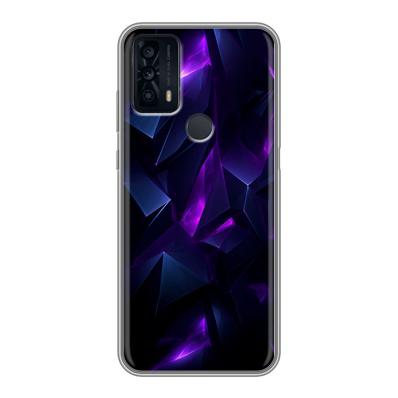 Силиконовый чехол на TCL 20B с принтом Абстракиция Силиконовый чехол на TCL 20B с принтом Абстракиция