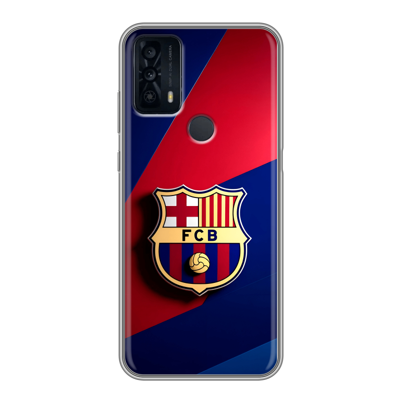 Силиконовый чехол на TCL 20B с принтом Барселона Barcelona Силиконовый чехол на TCL 20B с принтом Барселона Barcelona