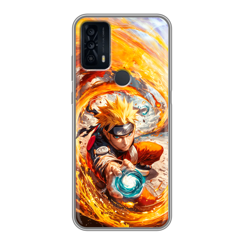 Силиконовый чехол на TCL 20B с принтом Аниме Наруто Naruto Силиконовый чехол на TCL 20B с принтом Аниме Наруто Naruto