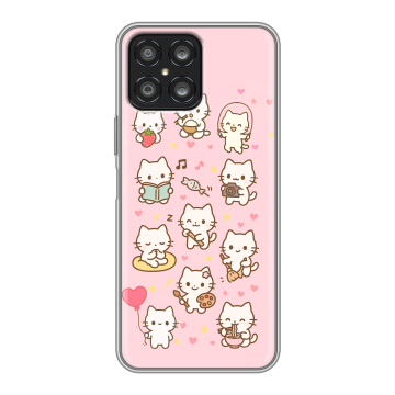 Силиконовый чехол на Huawei Honor X8 с принтом Hello Kitty Хелоу Кити