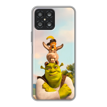 Силиконовый чехол на Huawei Honor X8 с принтом Шрек Shrek Силиконовый чехол на Huawei Honor X8 с принтом Шрек Shrek
