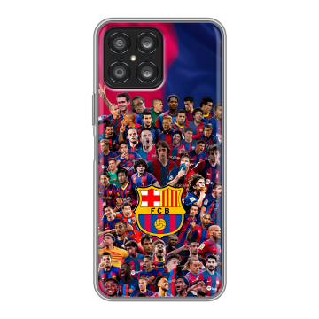 Силиконовый чехол на Huawei Honor X8 с принтом Барселона Barcelona Силиконовый чехол на Huawei Honor X8 с принтом Барселона Barcelona
