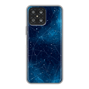 Силиконовый чехол на Huawei Honor X8 с принтом Космос звезды Силиконовый чехол на Huawei Honor X8 с принтом Космос звезды