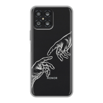 Силиконовый чехол на Huawei Honor X8 с принтом Сотворение мира Силиконовый чехол на Huawei Honor X8 с принтом Сотворение мира