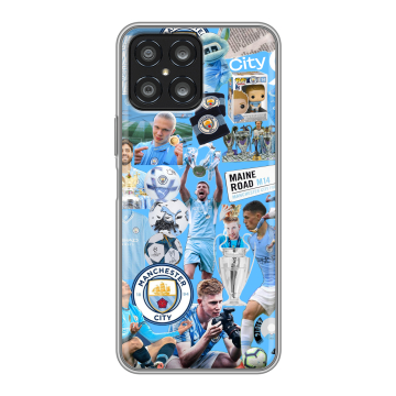 Силиконовый чехол на Huawei Honor X8 с принтом Man City Манчестер Сити Силиконовый чехол на Huawei Honor X8 с принтом Man City Манчестер Сити