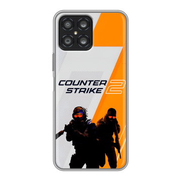 Силиконовый чехол на Huawei Honor X8 с принтом Counter Strike