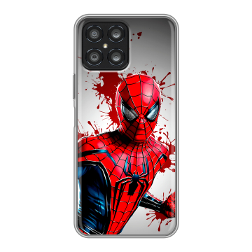 Силиконовый чехол на Huawei Honor X8 с принтом Spiderman Человек паук Силиконовый чехол на Huawei Honor X8 с принтом Spiderman Человек паук