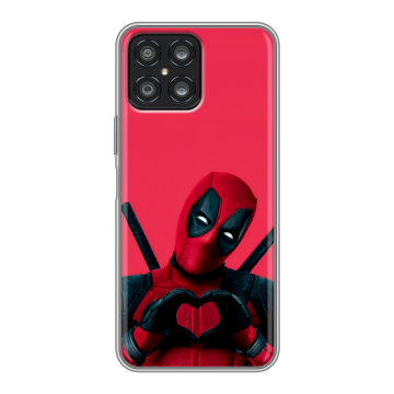 Силиконовый чехол на Huawei Honor X8 с принтом Дедпул Deadpool