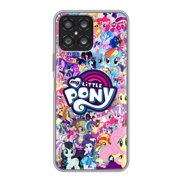 Силиконовый чехол на Huawei Honor X8 с принтом My little pony Дружба чудо Силиконовый чехол на Huawei Honor X8 с принтом My little pony Дружба чудо