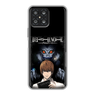 Силиконовый чехол на Huawei Honor X8 с принтом Death note Тетрадь смерти Силиконовый чехол на Huawei Honor X8 с принтом Death note Тетрадь смерти