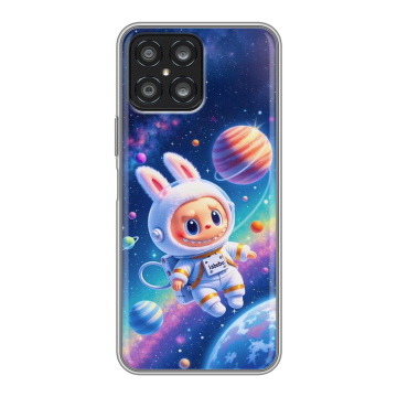 Силиконовый чехол на Huawei Honor X8 с принтом Labubu Лабубу Силиконовый чехол на Huawei Honor X8 с принтом Labubu Лабубу