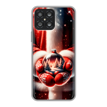 Силиконовый чехол на Huawei Honor X8 с принтом Новый год Силиконовый чехол на Huawei Honor X8 с принтом Новый год