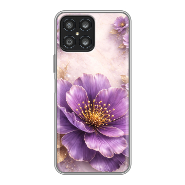 Силиконовый чехол на Huawei Honor X8 с принтом женский