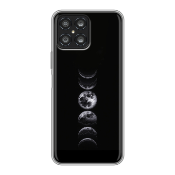 Силиконовый чехол на Huawei Honor X8 с принтом женский