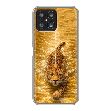 Силиконовый чехол на Huawei Honor X8 с принтом женский