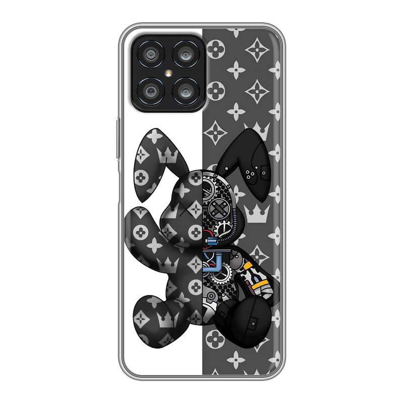 Силиконовый чехол на Huawei Honor X8 с принтом Луи робот Силиконовый чехол на Huawei Honor X8 с принтом Луи робот