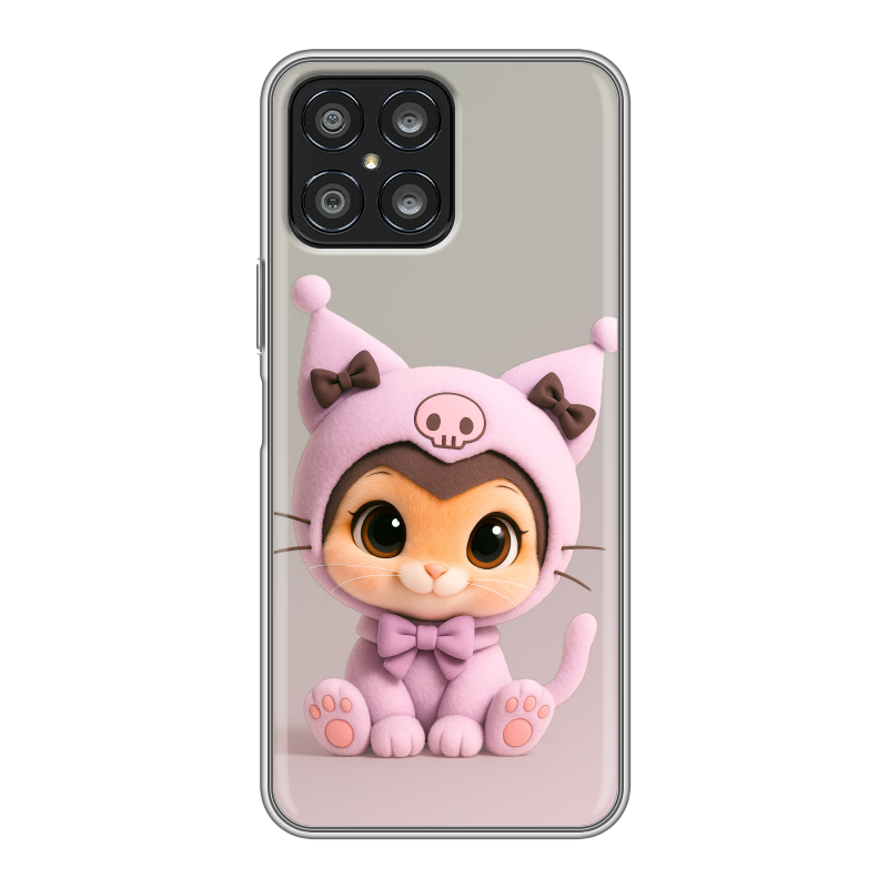 Силиконовый чехол на Huawei Honor X8 с принтом Куроми Kuromi Силиконовый чехол на Huawei Honor X8 с принтом Куроми Kuromi