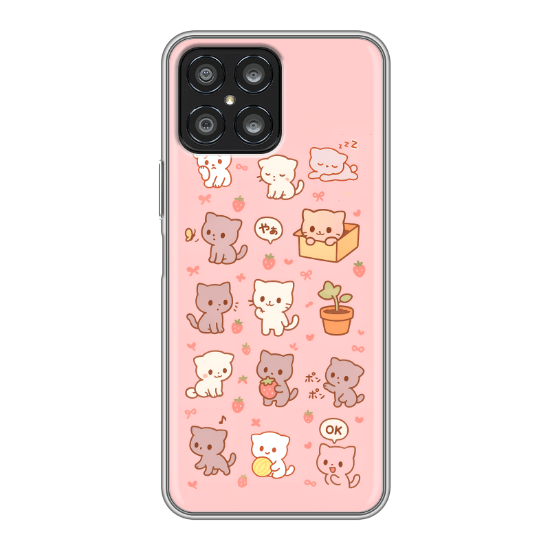 Силиконовый чехол на Huawei Honor X8 с принтом Hello Kitty Хелоу Кити Силиконовый чехол на Huawei Honor X8 с принтом Hello Kitty Хелоу Кити