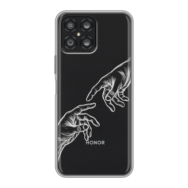 Силиконовый чехол на Huawei Honor X8 с принтом Сотворение мира Силиконовый чехол на Huawei Honor X8 с принтом Сотворение мира
