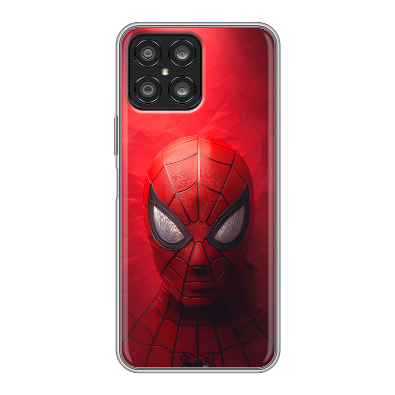 Силиконовый чехол на Huawei Honor X8 с принтом Spiderman Человек паук Силиконовый чехол на Huawei Honor X8 с принтом Spiderman Человек паук