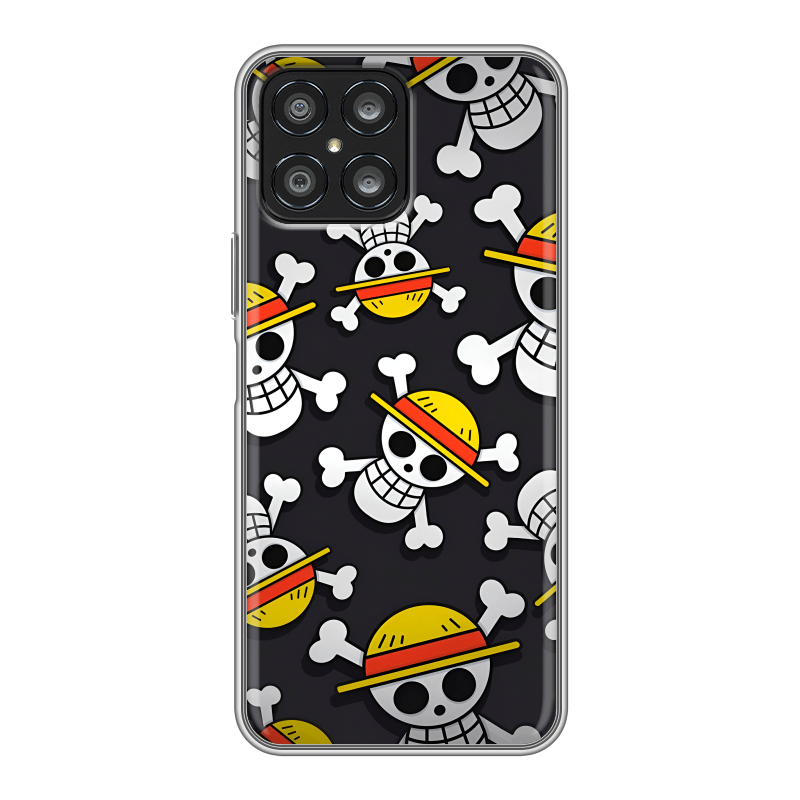 Силиконовый чехол на Huawei Honor X8 с принтом One Piece Ван Пис Силиконовый чехол на Huawei Honor X8 с принтом One Piece Ван Пис
