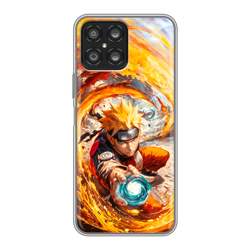 Силиконовый чехол на Huawei Honor X8 с принтом Аниме Наруто Naruto Силиконовый чехол на Huawei Honor X8 с принтом Аниме Наруто Naruto