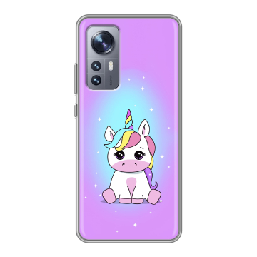 Силиконовый чехол на Xiaomi 12X с принтом Единорог Силиконовый чехол на Xiaomi 12X с принтом Единорог
