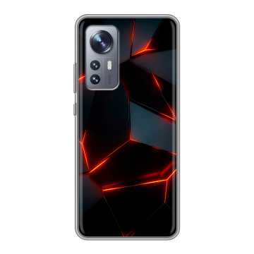 Силиконовый чехол на Xiaomi 12X с принтом Яркие абстракции Силиконовый чехол на Xiaomi 12X с принтом Яркие абстракции