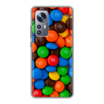 Силиконовый чехол на Xiaomi 12X с принтом Конфеты Силиконовый чехол на Xiaomi 12X с принтом Конфеты