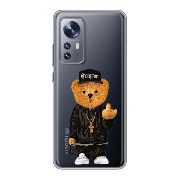 Силиконовый чехол на Xiaomi 12X с принтом Мишка Силиконовый чехол на Xiaomi 12X с принтом Мишка