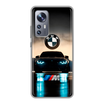 Силиконовый чехол на Xiaomi 12X с принтом БМВ BMW Силиконовый чехол на Xiaomi 12X с принтом БМВ BMW